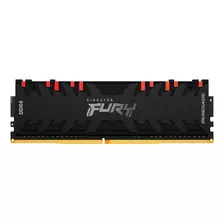 Memoria Ram Gamer Color Negro 8gb 1 Kingston Kf432c16rba/8