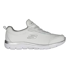 Tenis Skechers Blanco Dama Escolar Comodo Ligero 149039 Moda