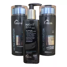 Truss Ultra Hydration Shampoo Condicio 300ml Night Spa 250ml
