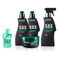 1 Kit S.o.s Sachê 300 Ml E 1 Help Hair S.o.s Sachê Professio