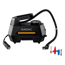 Inflador De Autos Portatil Compresor Gadnic 12 Volt 100psi Color Negro