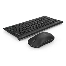 Arteck Teclado Inalámbrico Acero Ultrafino + Mouse S/180 