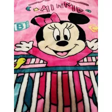 Cobertor Para Bebê Menina Minnie Bercinho Rosa