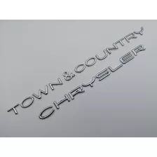 Emblemas Chrysler Town & Country Letras Cromadas 