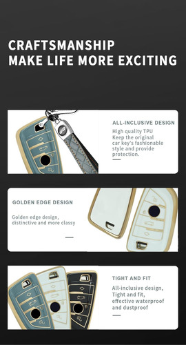 Golden-edge 2023 2024 - Funda Inteligente Para Llavero Bmw S Foto 5