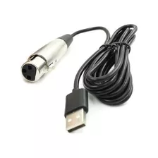 Cabo Xlr-usb Para Microfone Bm800 Usb Sem Interface Waver 