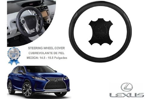 Funda Cubrevolante Negro Piel Lexus Rx 2025 Foto 2