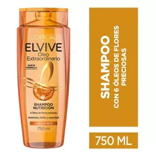 Shampoo Elvive Oleo Extraordinario Nutrición 750 Ml