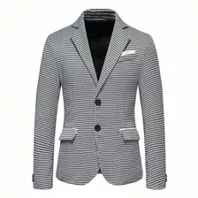 Saco Casual Con Botones Para Hombre