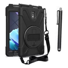 Capa Skudo Strap Para Galaxy Tab Active 3 + Alça + Caneta