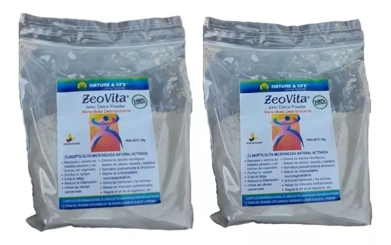 Zeolita Clinoptilolita Promo X2 Consumo Humano Desintoxicant