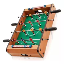 Mini Pebolim Totó Futebol De Mesa 10x31x51cm Bolas E Placar