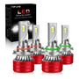 Kit De Focos Led Luz Alta Y Baja 8000lm 6000k Para Saturn