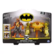 Boneco Bronze Tiger E Armadura Batman - Spin Master Lacrado