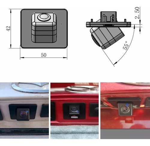 Cmara De Visin Trasera Para Mazda 3 Sedan 2014-2018 Foto 2