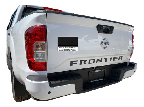 Letras Logotipo Nissan Frontier 2021 - 2024 Tapa Batea 4 Cil Foto 2