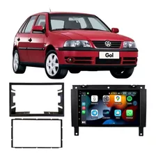 Multimidia Gol Saveiro Parati G3 Carplay + Moldura + Câmera