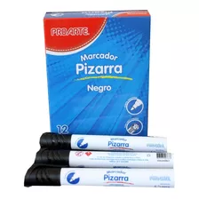 Plumones Pizarra Negro Caja X12 Proarte