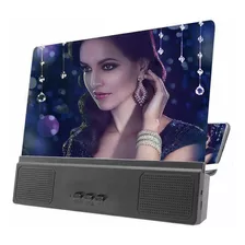 12 Pulgadas Lupa De Pantalla Con Altavoz Bt Portátil Hd Telé