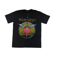 Camiseta Camisa Bon Jovi Blusa Banda Jon Bongiove Or1018