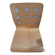 Silla Para Escritorio O Pc ,de Madera Con Ruedas