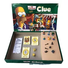 Jogo De Tabuleiro Clue Simpsons Novo Português Detetive 