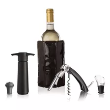 Set Accesorios Para Vino En Caja Regalo Vacu Vin