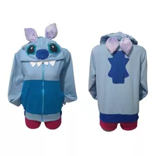 Chamarra Sudadera Lilo Y Stitch Anime Cosplay Kawaii Bordada