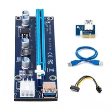 Placa Riser Ver 009s Pci-e Cabo Usb 3.0 Extensor