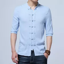 Camisa De Kungfu Camisa Masculina Moderna Hanfu Camisa Tang