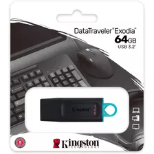 Pendrive Kingston Datatraveler Exodia 64gb Usb 3.2 