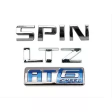 Kit Emblema Letreiro Mala Spin Ltz At 6 Speed Chevrolet 3pç