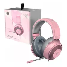 Headfone Ouvido Over-ear Gamer Razer Kraken Quartz Pink