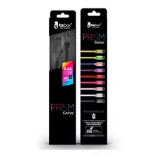 Cable iPhone Reforzado Carga Rapida Foxbox Prism 1,25 Mts Color Negro