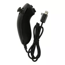 Nunchuck Compatible Con Wii Y Wii U (negro) Color Negro