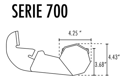 Estribos 700 Cabina Sencilla Ford F150 2015-2020 Foto 5