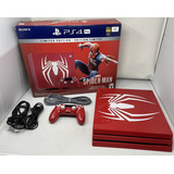 Sony Playstation 4 Pro 1tb Limited Edition Marvel's Spidhjgh