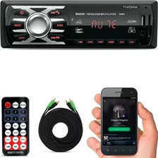 Mp3 Player 1din Usb Sd Card Brinde Som De Carro Auto Radio