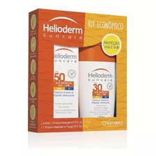 Helioderm Protetor Solar Kit Fps 30 120g + Facial Fps 50 50g