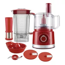 Multiprocessador Philco Turbo 5 Em 1 Pmp1500p 900w Vermelho 220v