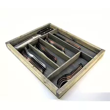 Knork 403 Storage Trayflatware Organizer Large Weathered Gre