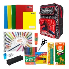 Kit Material Escolar Ensino Fundamental Básico Completo 