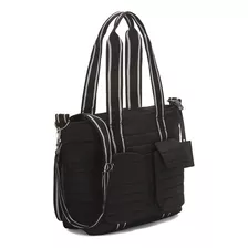 Bolsa Andrea Textil Capitonado Para Mujer Negro