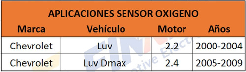 Sensor Oxigeno Chevrolet  Luv Dmax 2.4 Luv 2.2 Fiat Palio  Foto 5