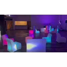 Renta De Salas Lounge Iluminadas Led Multicolor