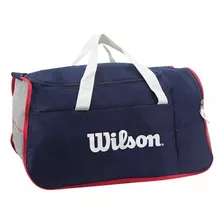 Bolso Wilson 40l Deportivo Plegable Urbano Gym Reforzado Color Azul 65.51009 - Nb