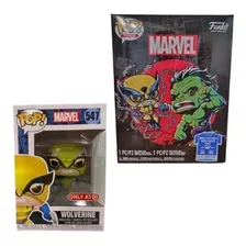 Funko Pop! Tees Marvel Wolverine + Playera