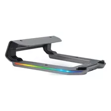 Base Para Notebook Laptop Gamer Soporte Led Rgb Pc Noga Za6 Color Negro