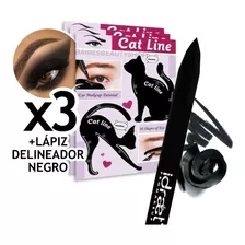 Stencil Para Maquillaje Delineado De Ojos X3