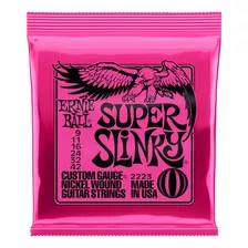 Jgo De Cuerdas Electrica Super Slinky Ernie Ball 2223